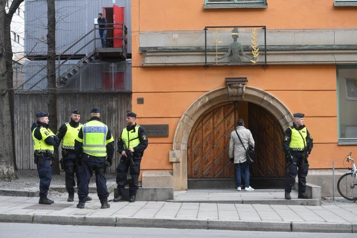image Swedish police say they disarmed explosives found in Stockholm park