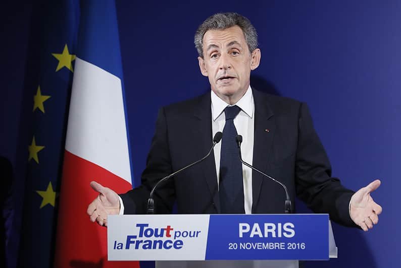 image France&#8217;s Sarkozy goes on trial over alleged Libyan campaign financing