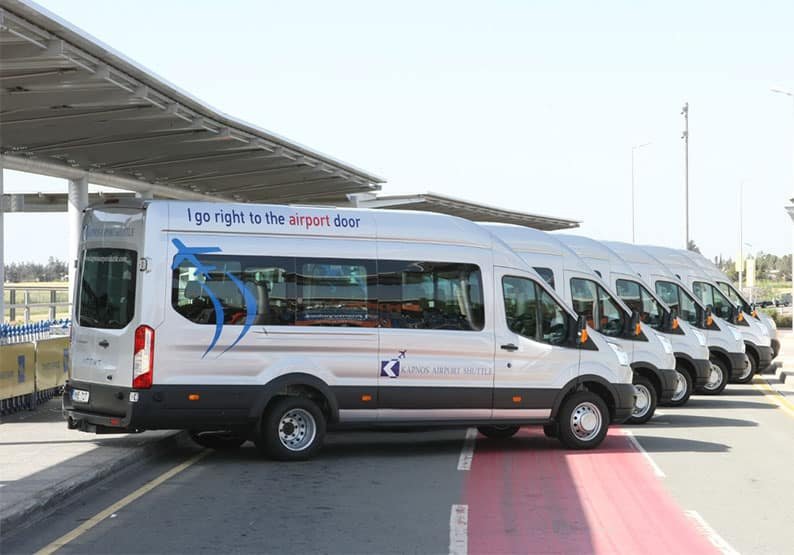 image Kapnos airport shuttle ups services between Nicosia-Paphos airport