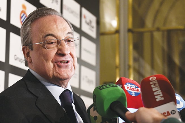 image Breakaway Super League only way to save football says Real president