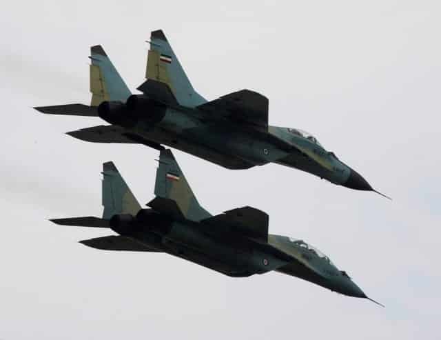 image Russia sends fighter jets as two US bombers, drone approach its border