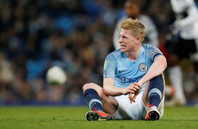 image Man City&#8217;s De Bruyne tests positive for Covid-19