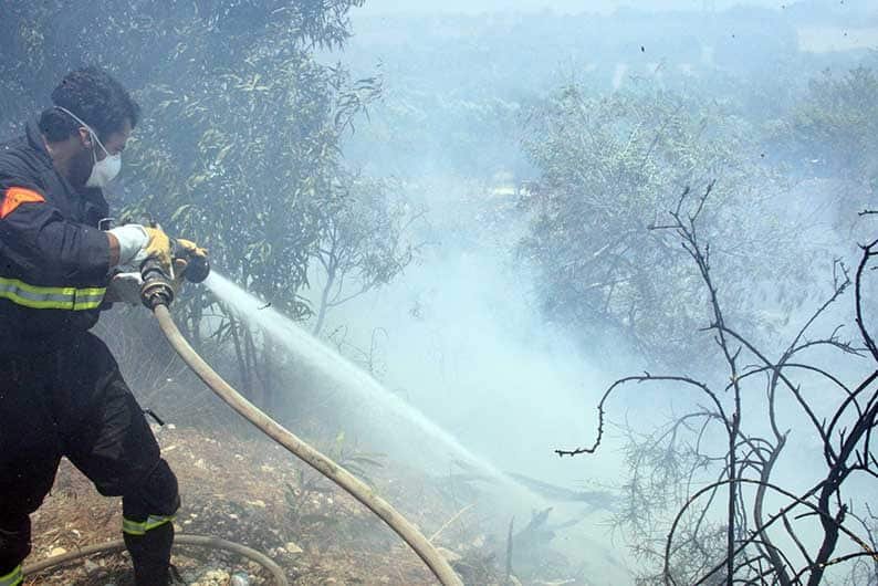 image Three appear in court for starting fire
