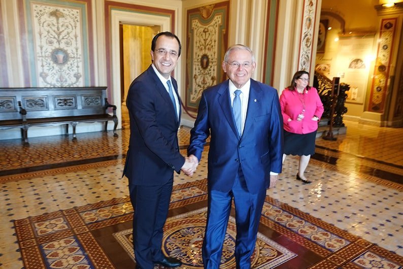 image Menendez calls for Cyprus support