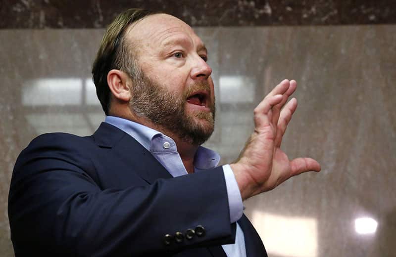image Mistrial denied as jury weighs damages against Alex Jones in Sandy Hook defamation trial