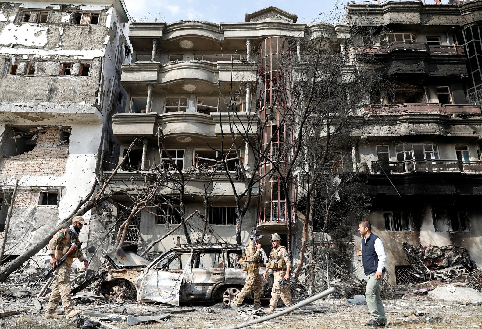 image At least 15 killed as blasts, gunfire hit Kabul hospital, official says