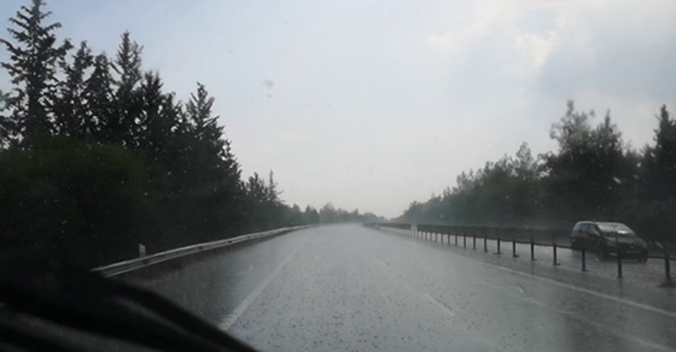 image Two taken to hospital after highway accident during heavy rains