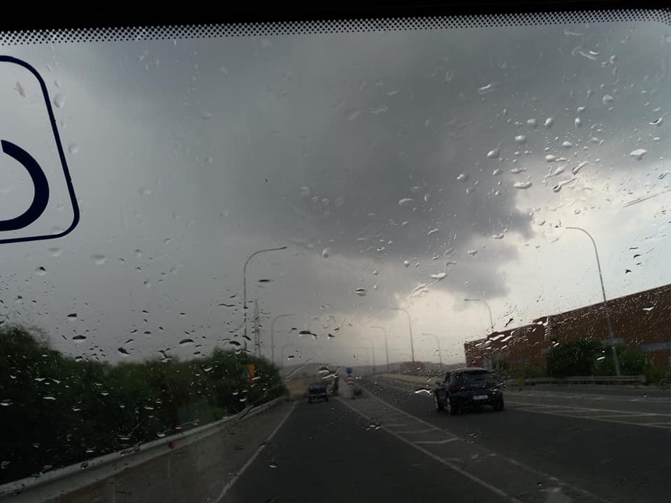 image Poor visibility because of heavy rain, Philippos weather system to affect island