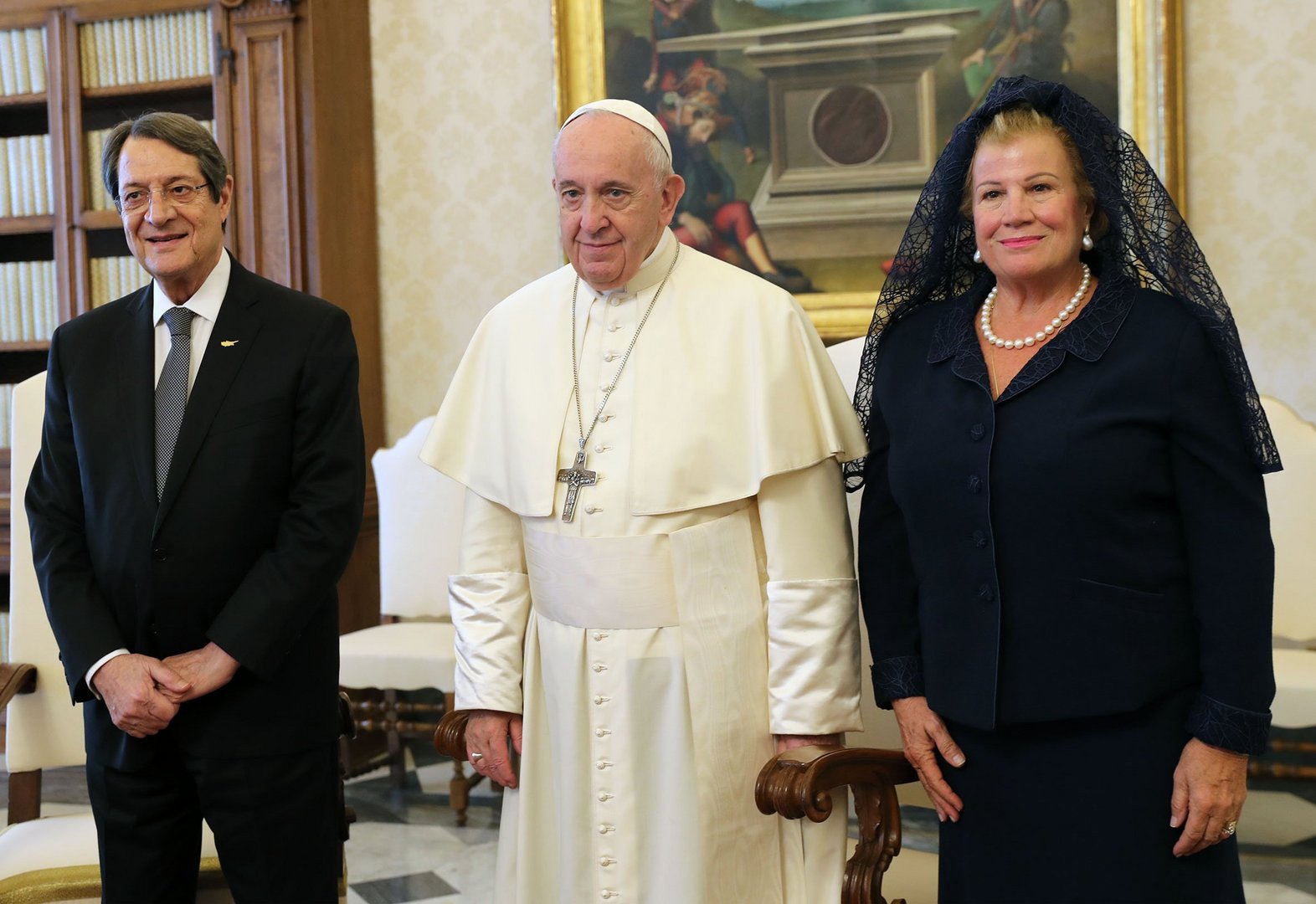 image Anastasiades arrives in the Vatican