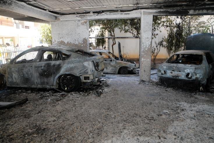 image Arson attack destroys four cars