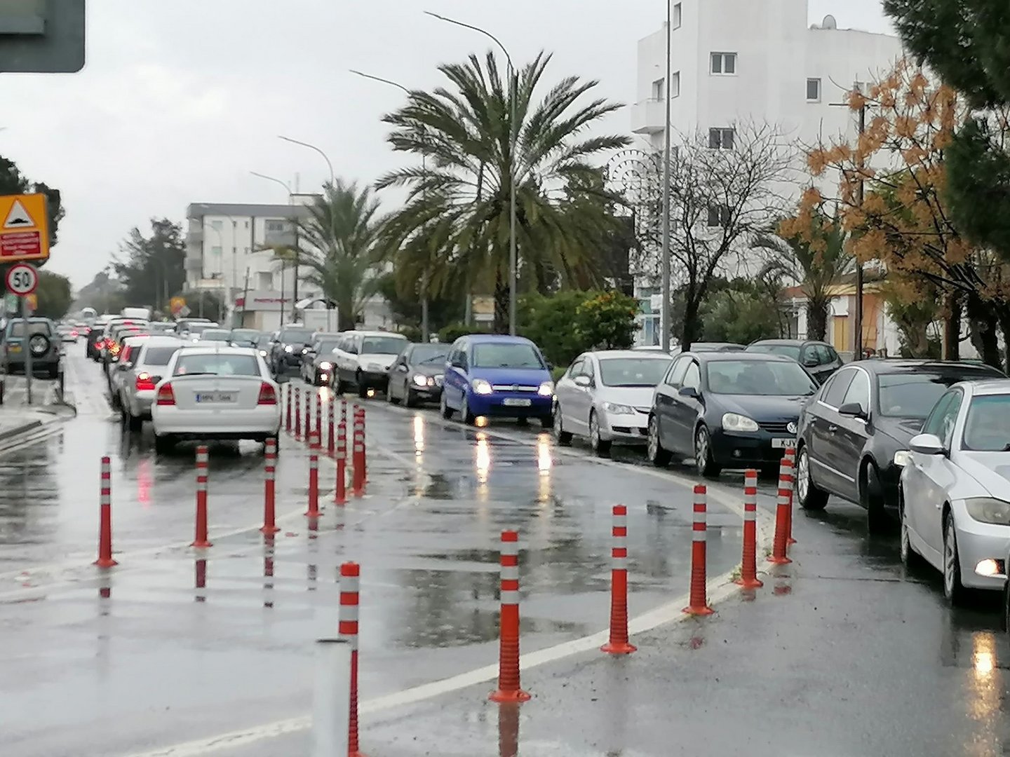 image ‘Special lane’ at checkpoint for schoolchildren, infirm