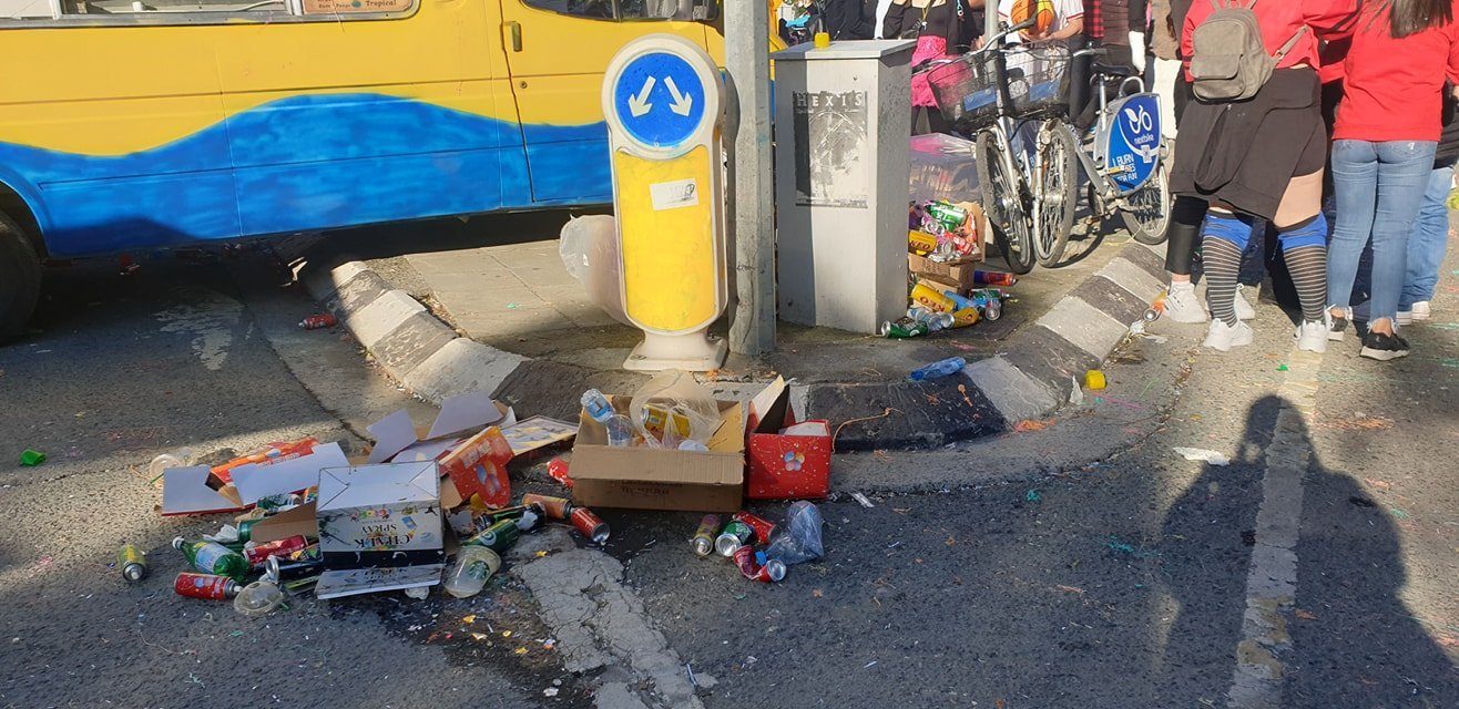image Limassol Carnival generated nearly 30 tonnes of waste