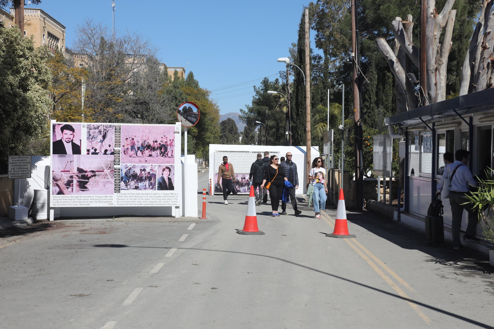 image Turkish Cypriot authorities arrest Greek national after crossing point disturbance