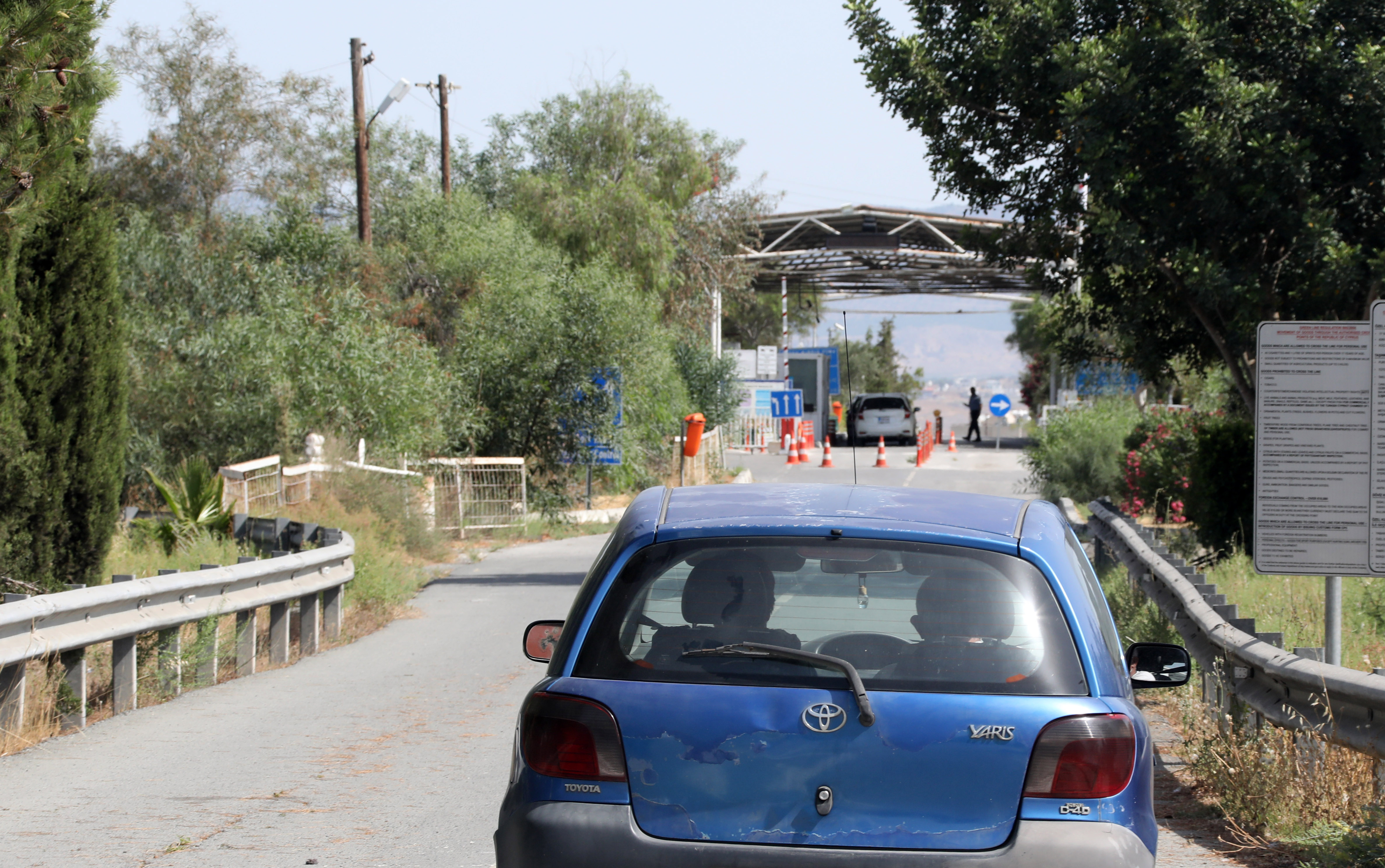 image Increasing numbers of tourists heading north from Larnaca