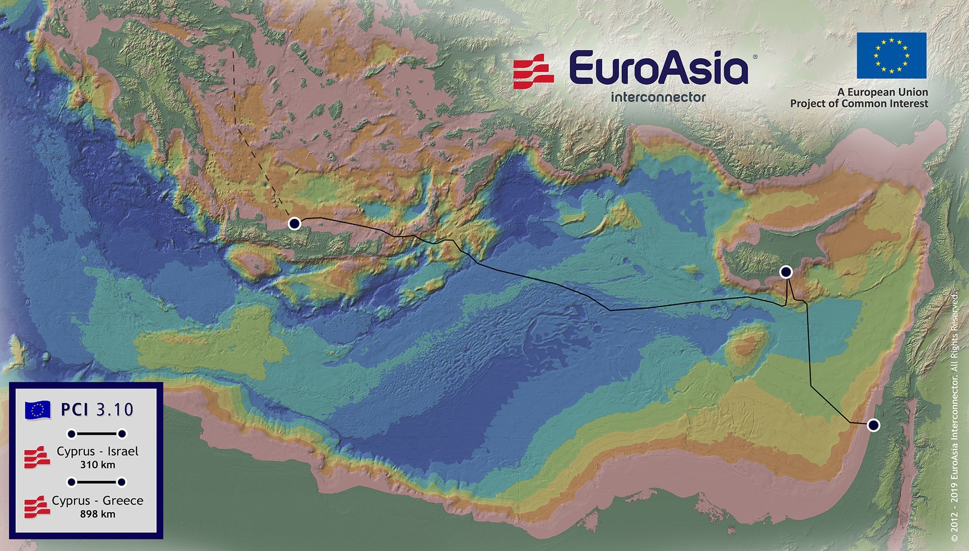 image Cyprus, Greece, Israel to finalise MoU for EuroAsia Interconnector