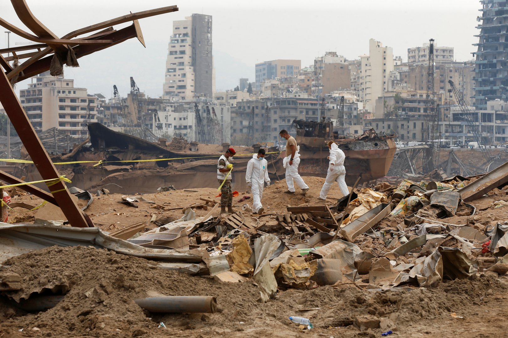 image Angry relatives of Beirut blast victims protest probe delays