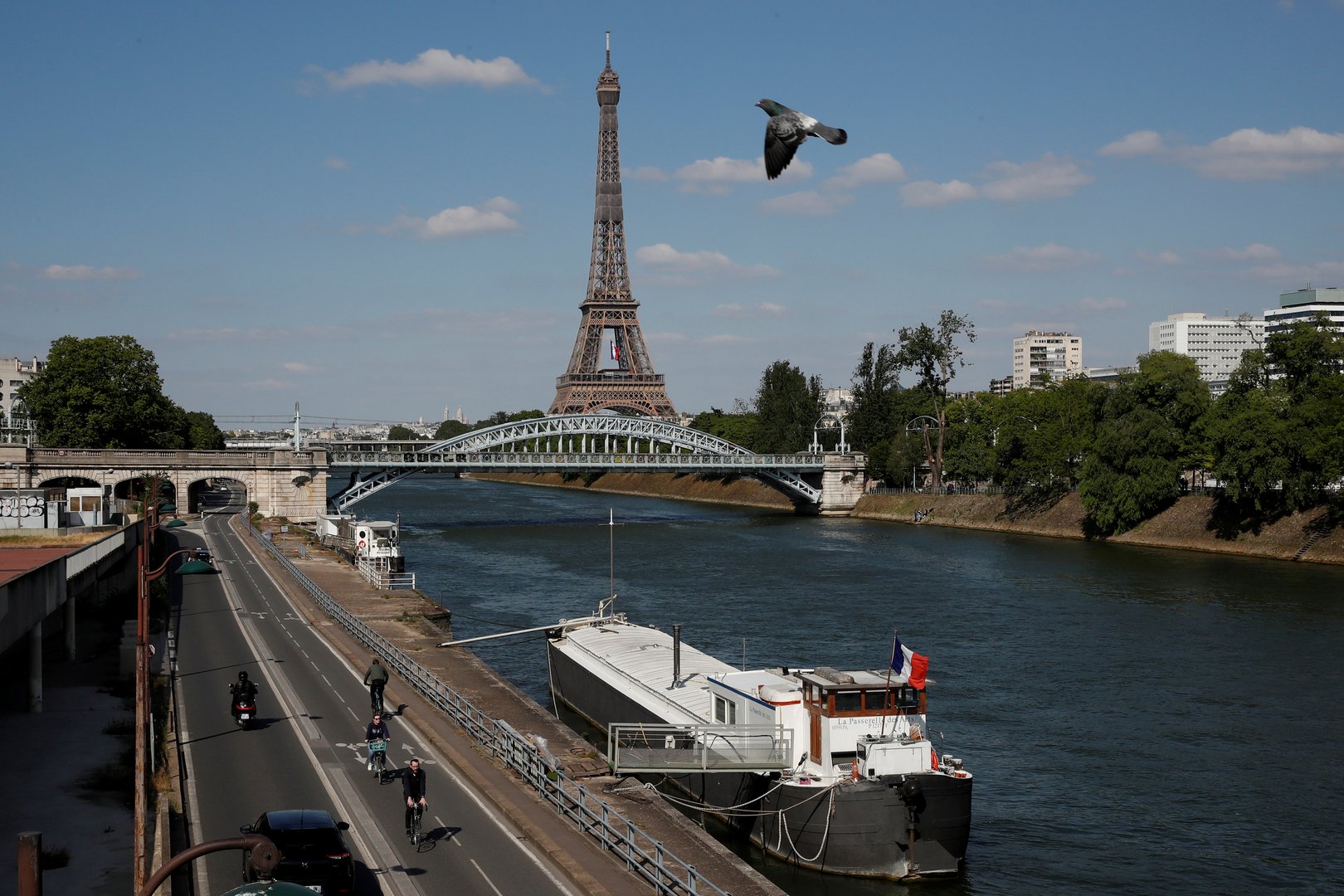 image Eiffel Tower reopens to public after eight-month Covid closure