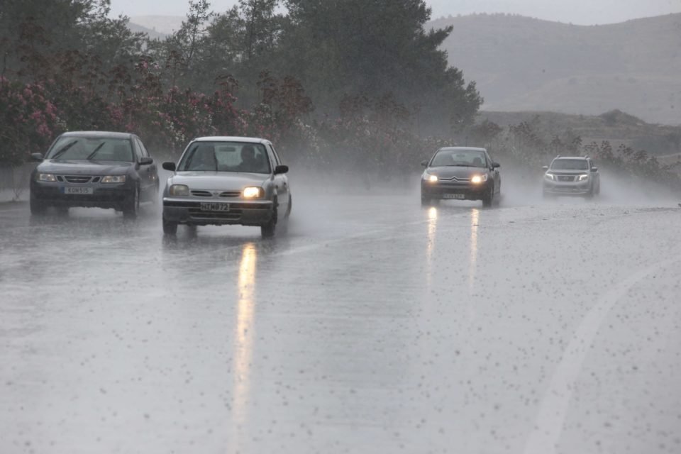 image Heavy rain on Paphos-Limassol highway