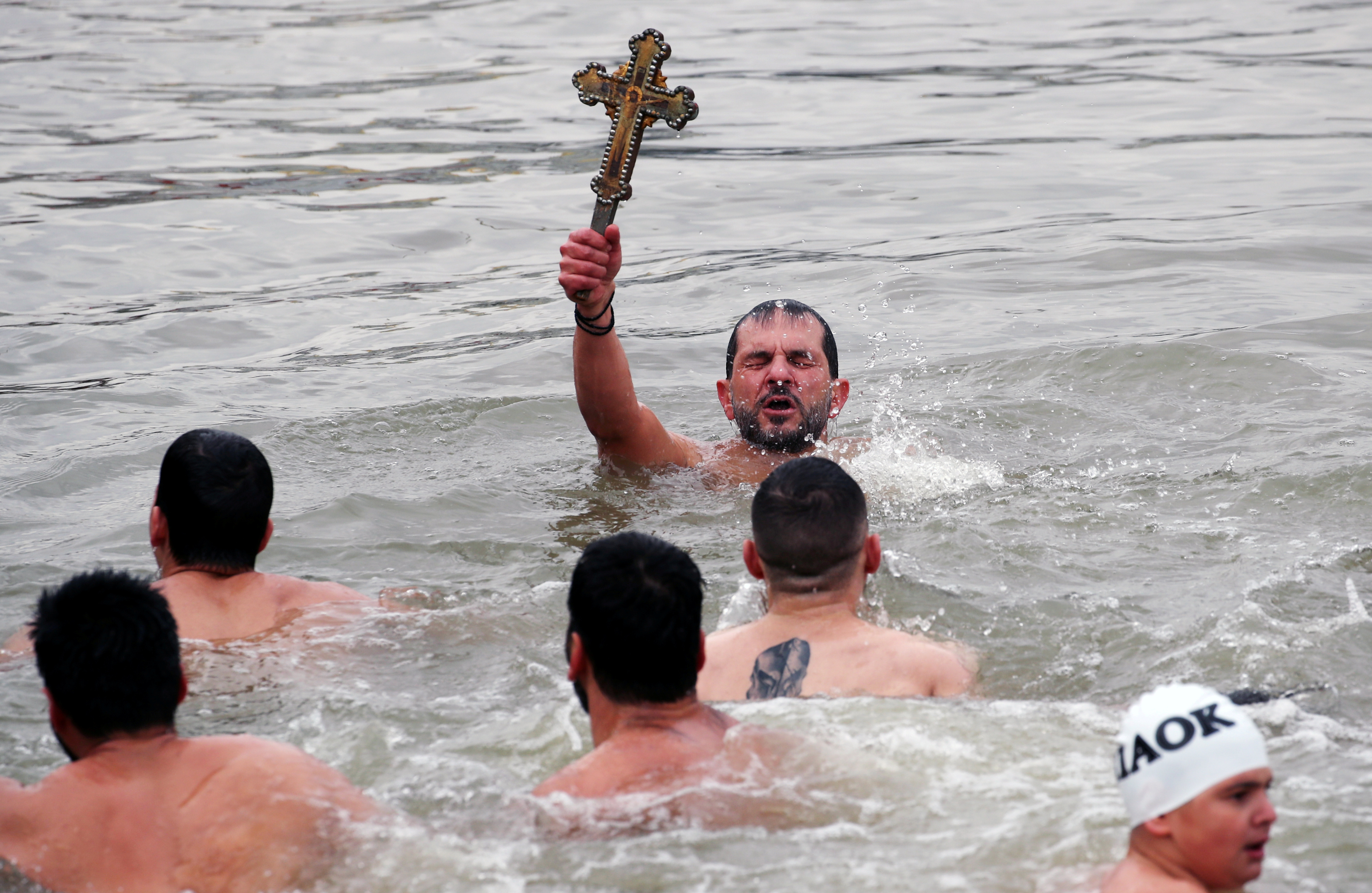 image &#8216;No law can order us&#8217;: Greek Christians defy COVID ban on Epiphany services
