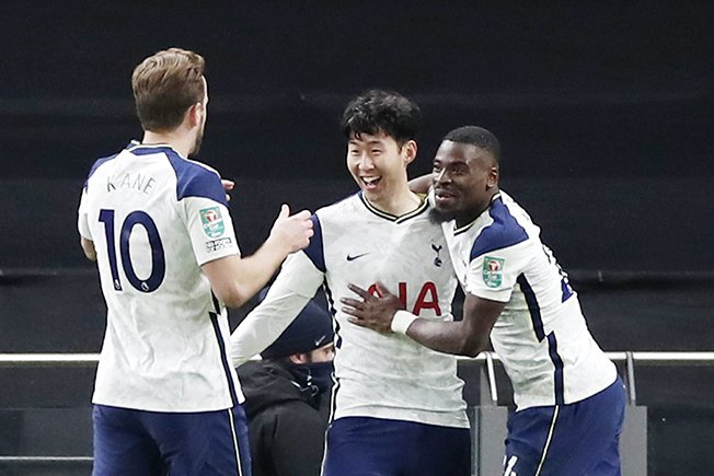 image Sissoko and Son fire Spurs into League Cup final