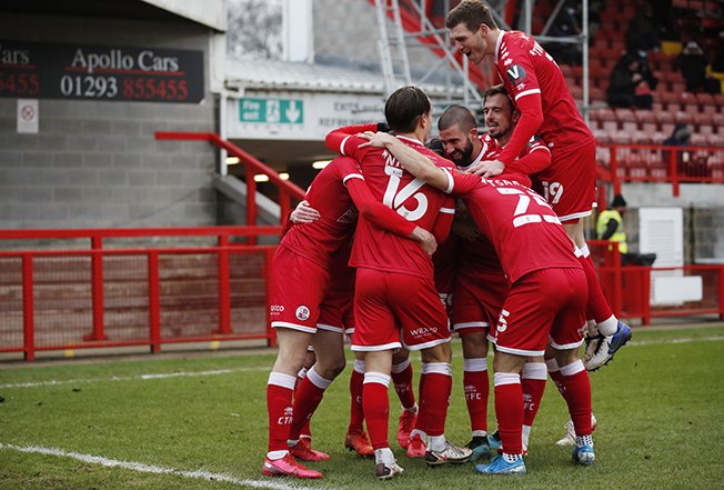 image Crawley stun Leeds as Spurs, Man City and Chelsea advance