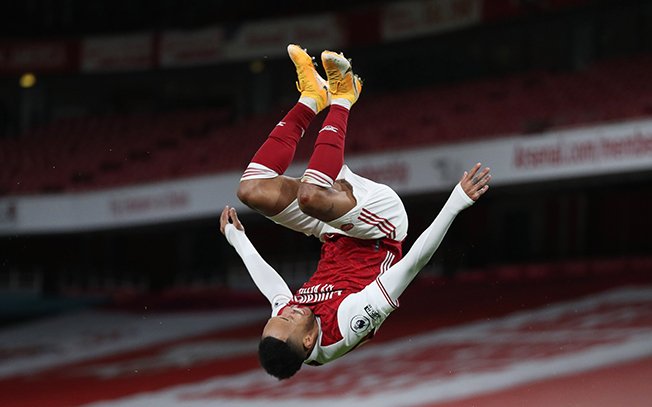 image Aubameyang double gives Arsenal win over Newcastle