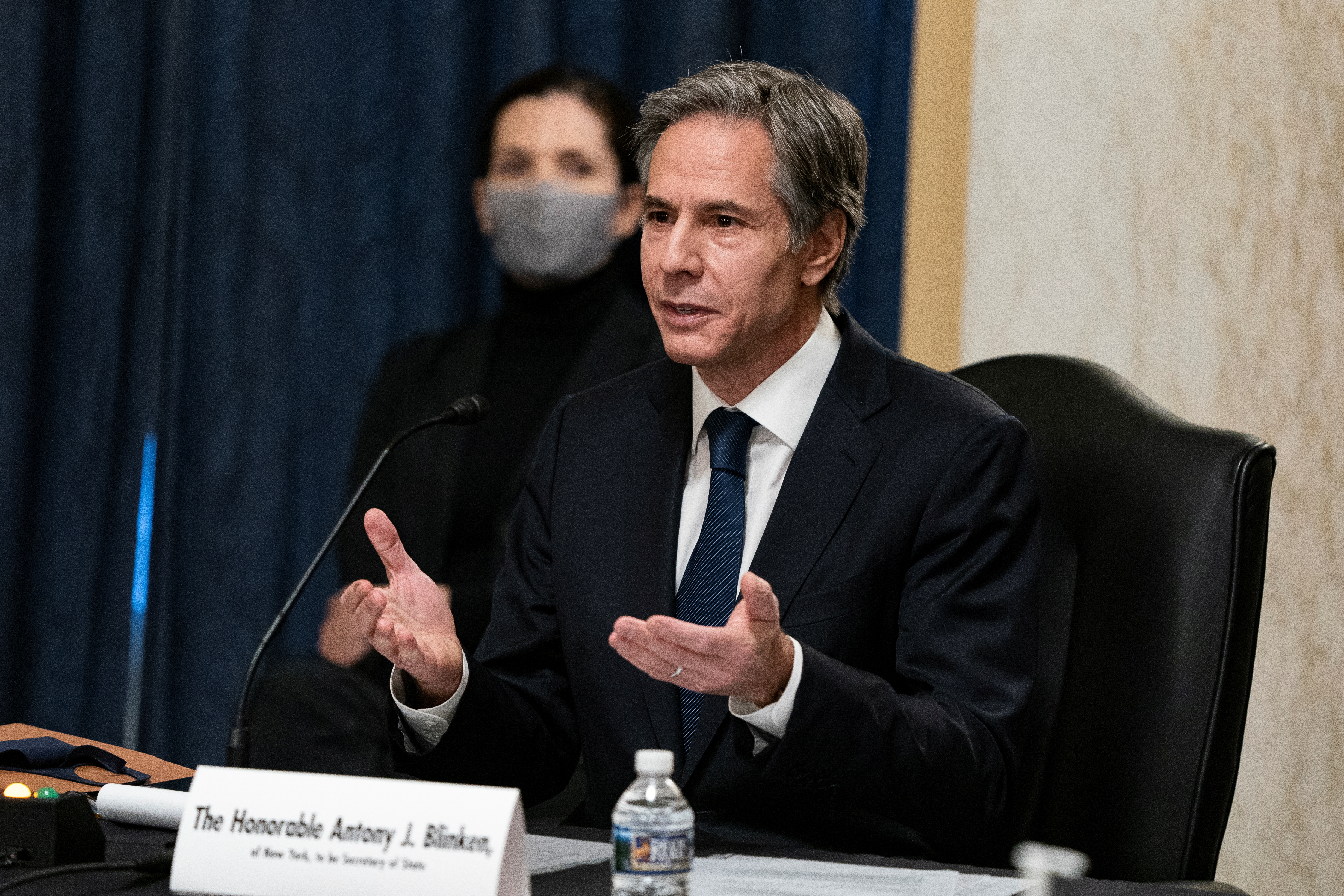 image Biden&#8217;s top diplomat, Blinken, vows to revitalise alliances, U.S. leadership