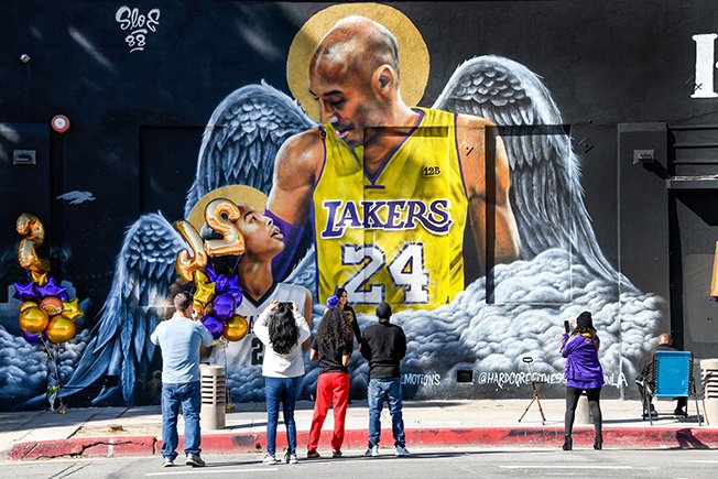 image LA mourns on first anniversary of Kobe Bryant&#8217;s death