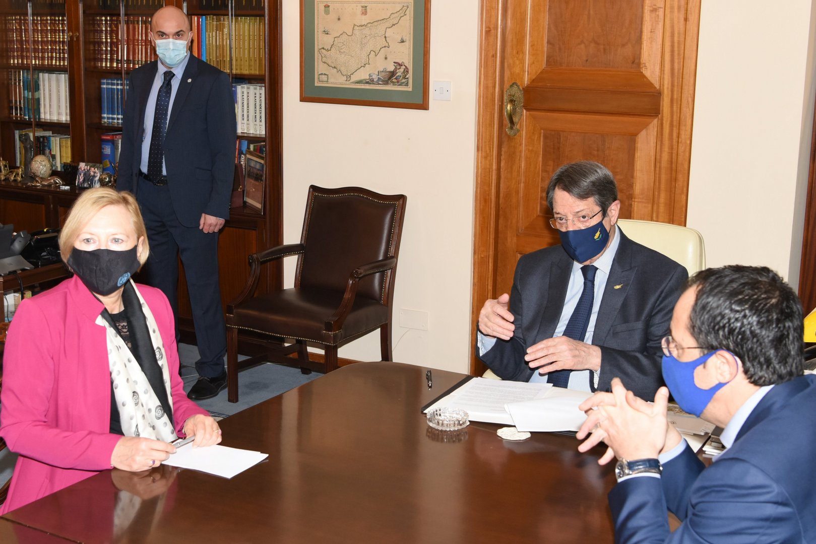 image President meets UN representative over Unficyp, talks