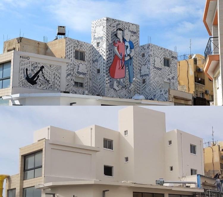 image Graffiti artist invited back to Cyprus to work on other Paphos buildings 