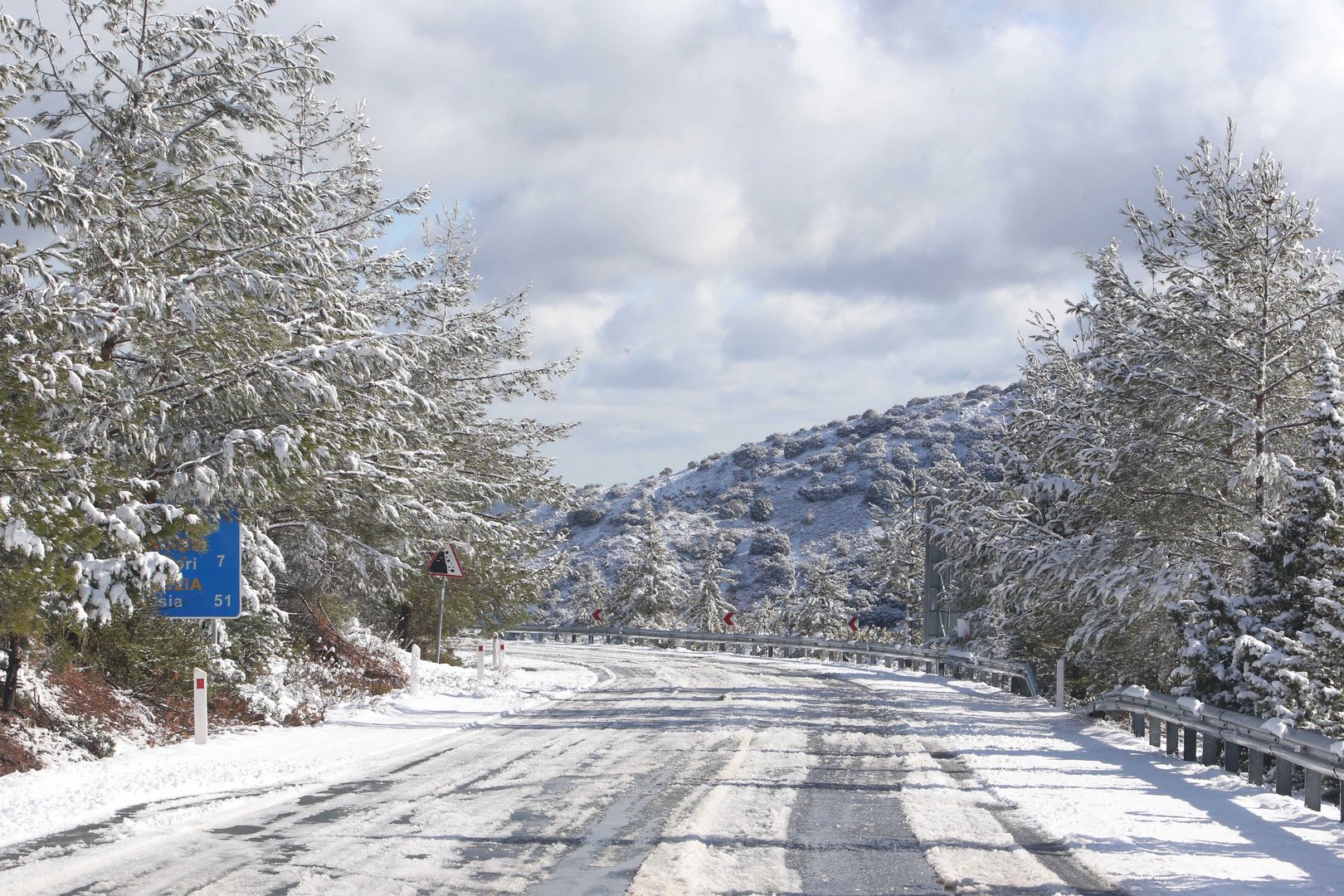 image Temperatures to stay low, snow forecast for Troodos foothills