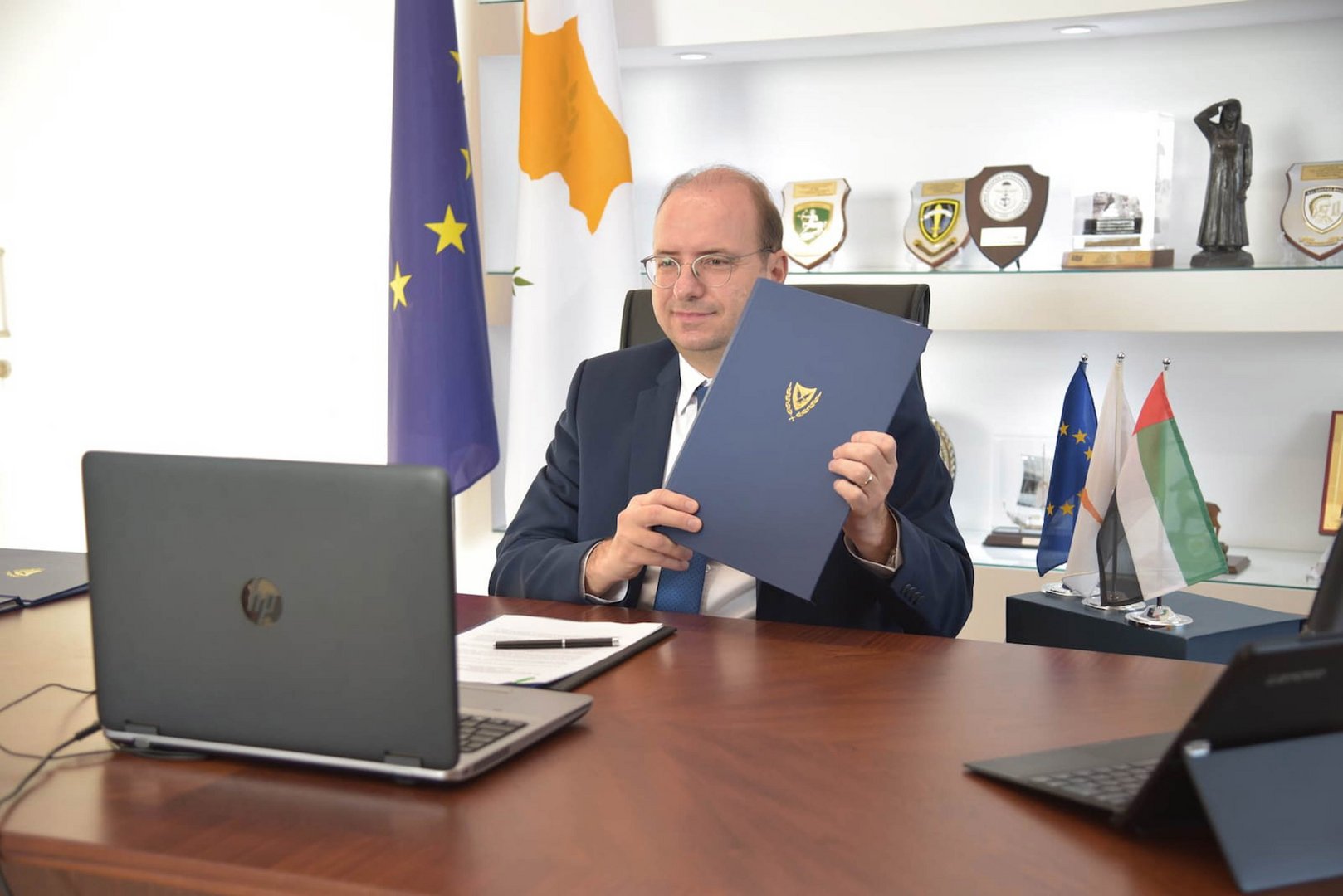 image Defence Minister takes part in teleconference on “Task Force Takuba” in Mali