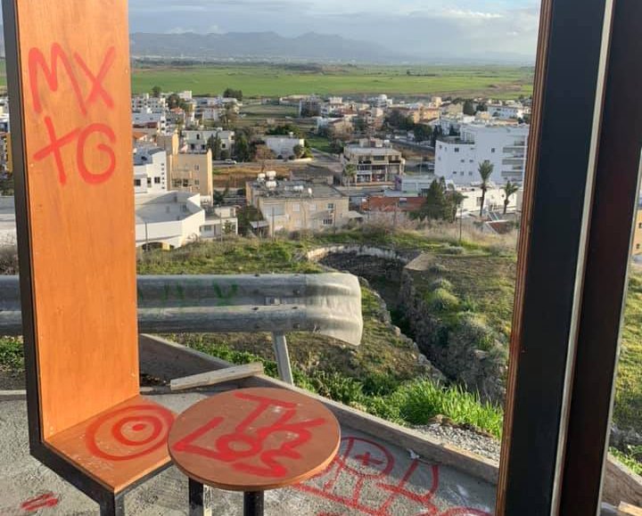 image Vandals deface Aglandja’s municipal upgrading project