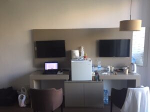 Feature Kyriacos The Room Is Usually For Two People With A Curtain To Divide The Beds And Tvs