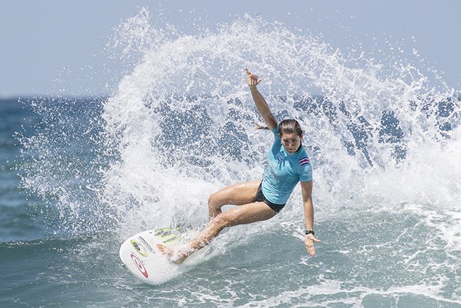 image Surfers ride out pandemic in paradise ahead of Games debut