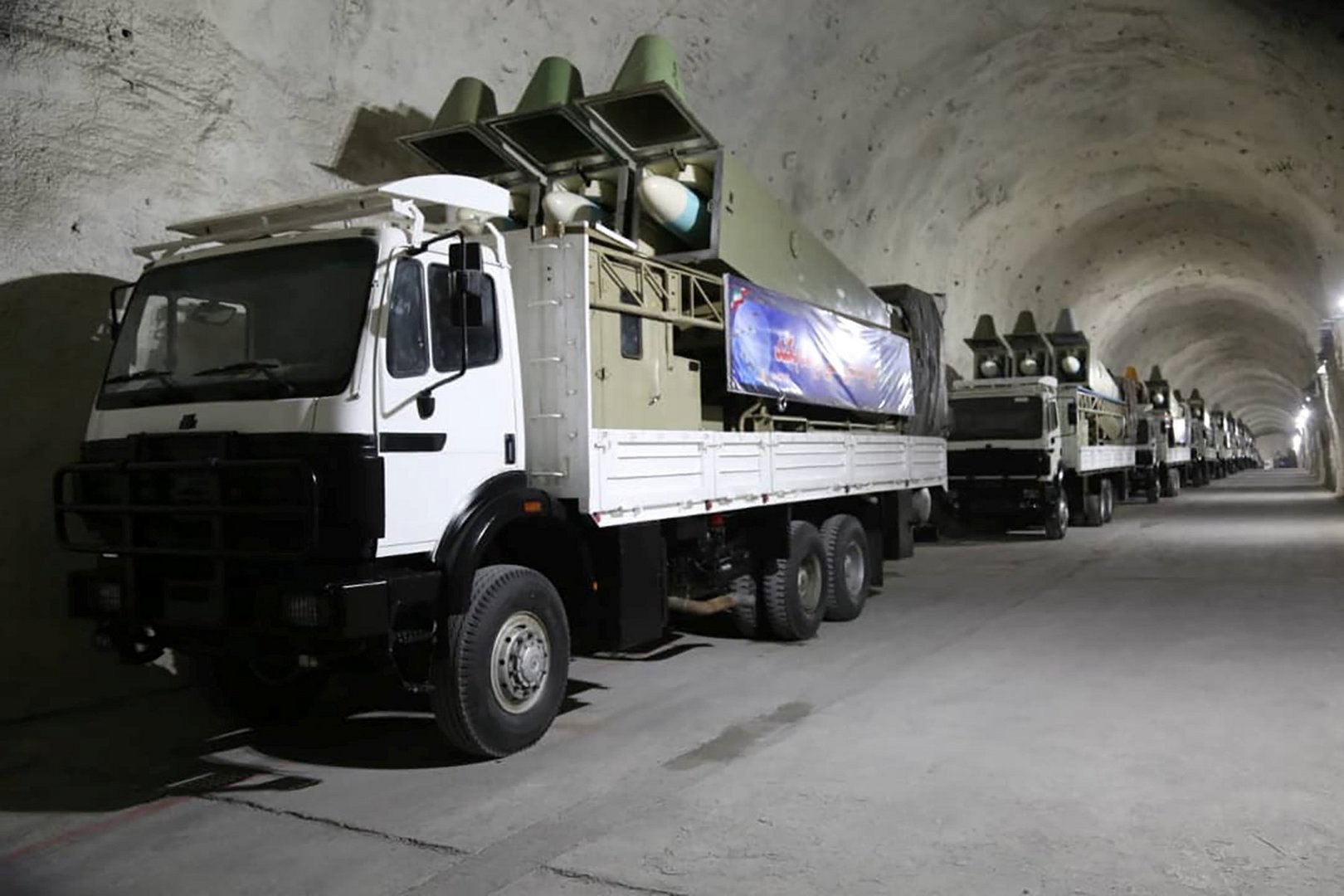 image Iran&#8217;s Revolutionary Guards unveil underground missile base