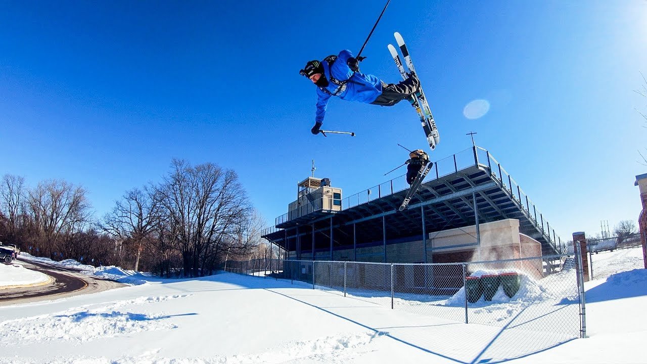 image Freeskiers head back to school&#8230; across the slopes