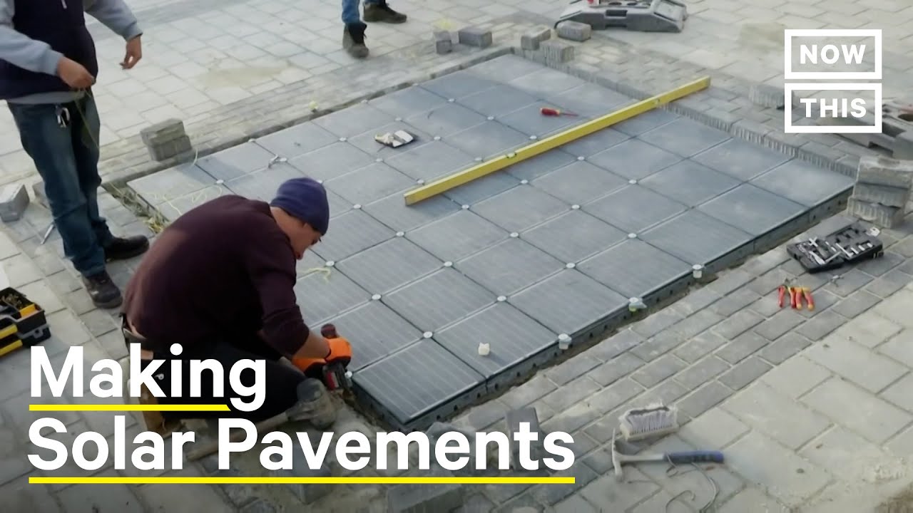 image Turning street pavements into solar panels
