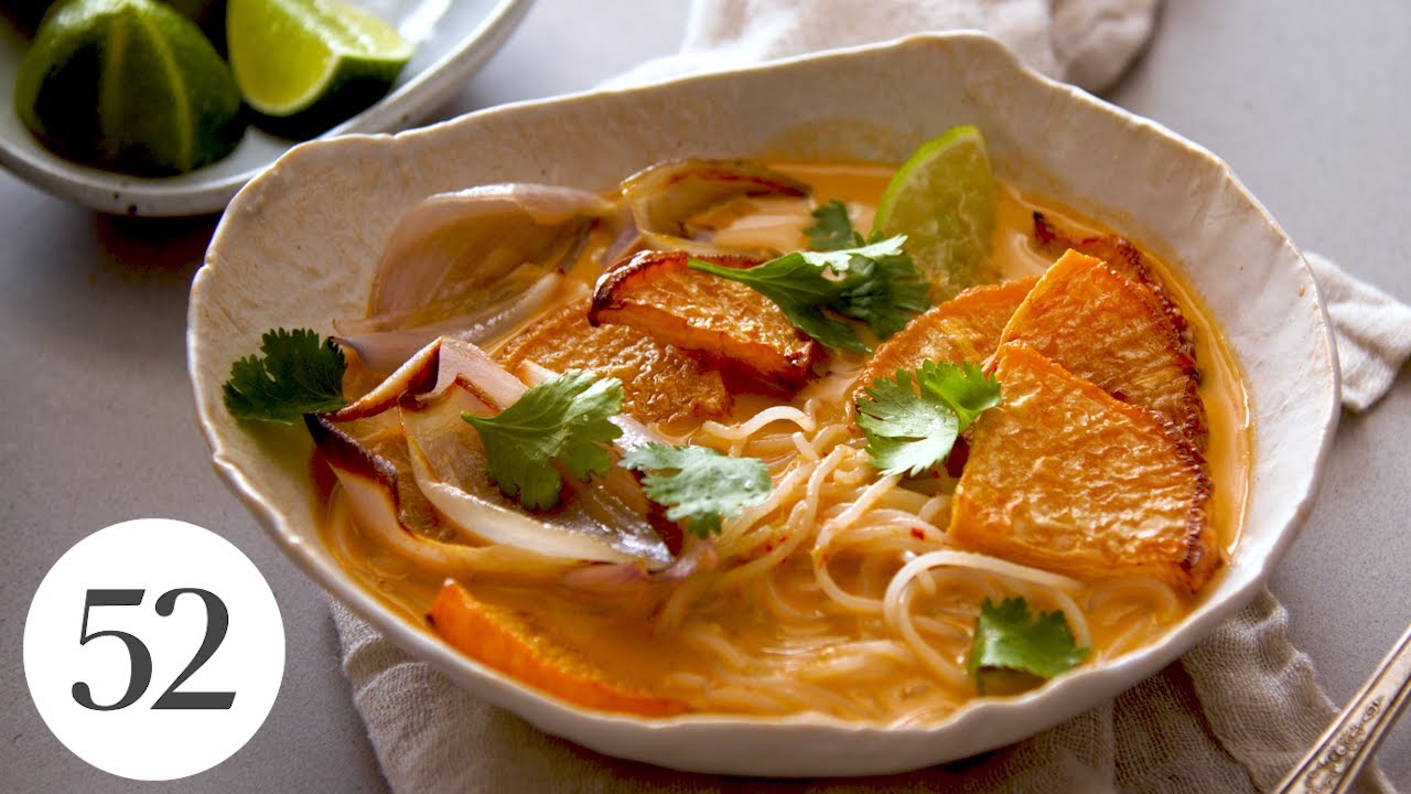 image How to make rich, vegan Laksa noodle soup