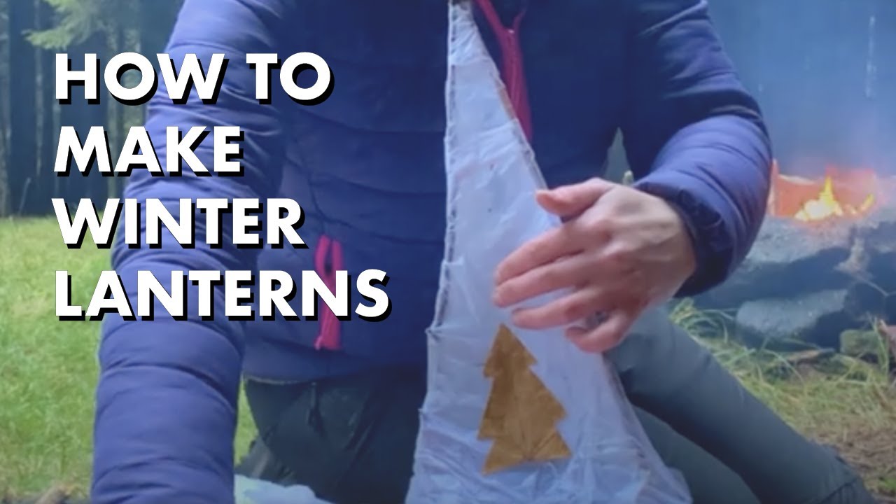 image How to make winter lanterns
