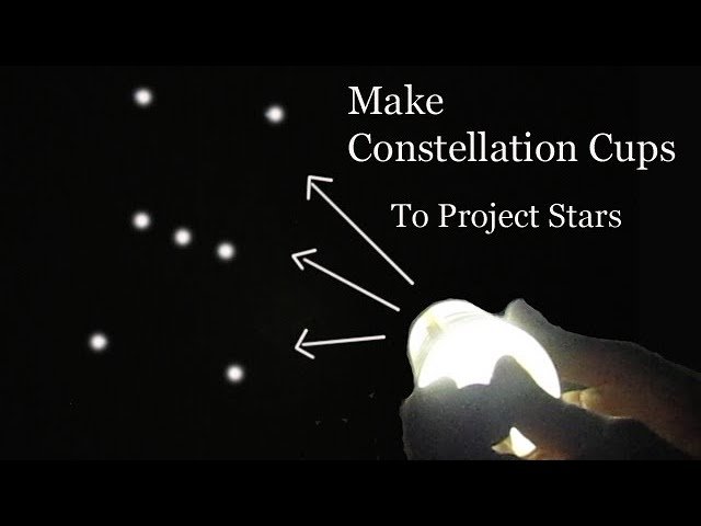 image Astronomy project: make your own constellation cups