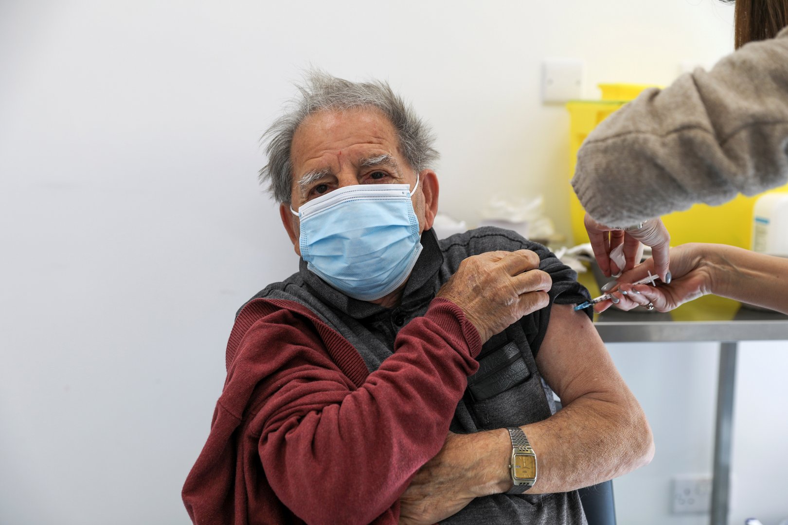 image Coronavirus: jab appointments for over 74s available Wednesday