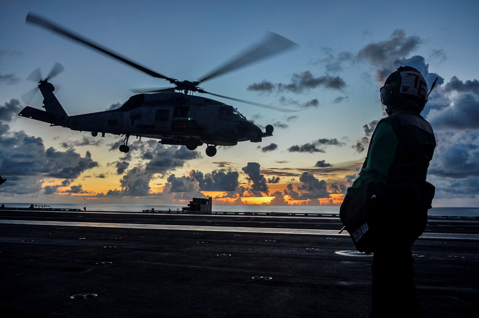 image Two U.S. carrier groups conduct exercises in South China Sea