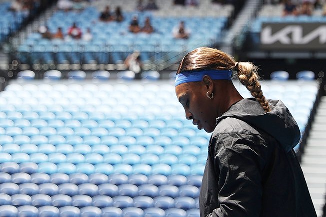 image Serena Williams unfazed as restrictions cut Australian Open crowds