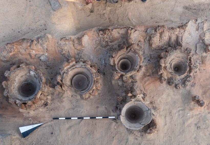 image Ancient mass production brewery uncovered in Egypt