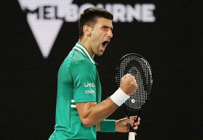 image Djokovic edges out Zverev to reach semi-finals