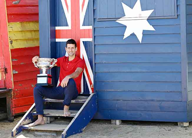 image Djokovic&#8217;s &#8216;sublime 9&#8217; a statement to the chasing pack