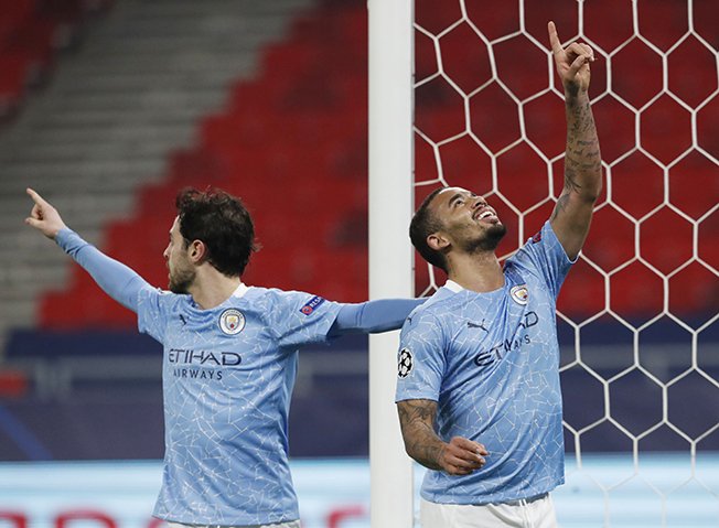 image Man City stretch winning run with 2-0 victory over Gladbach