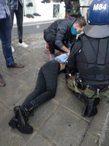 a woman fainted