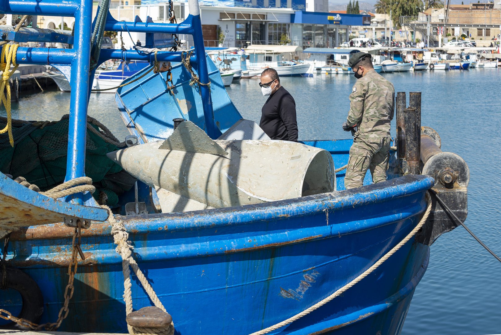 image Fisherman finds piece of British Tornado jet in sea off Limassol